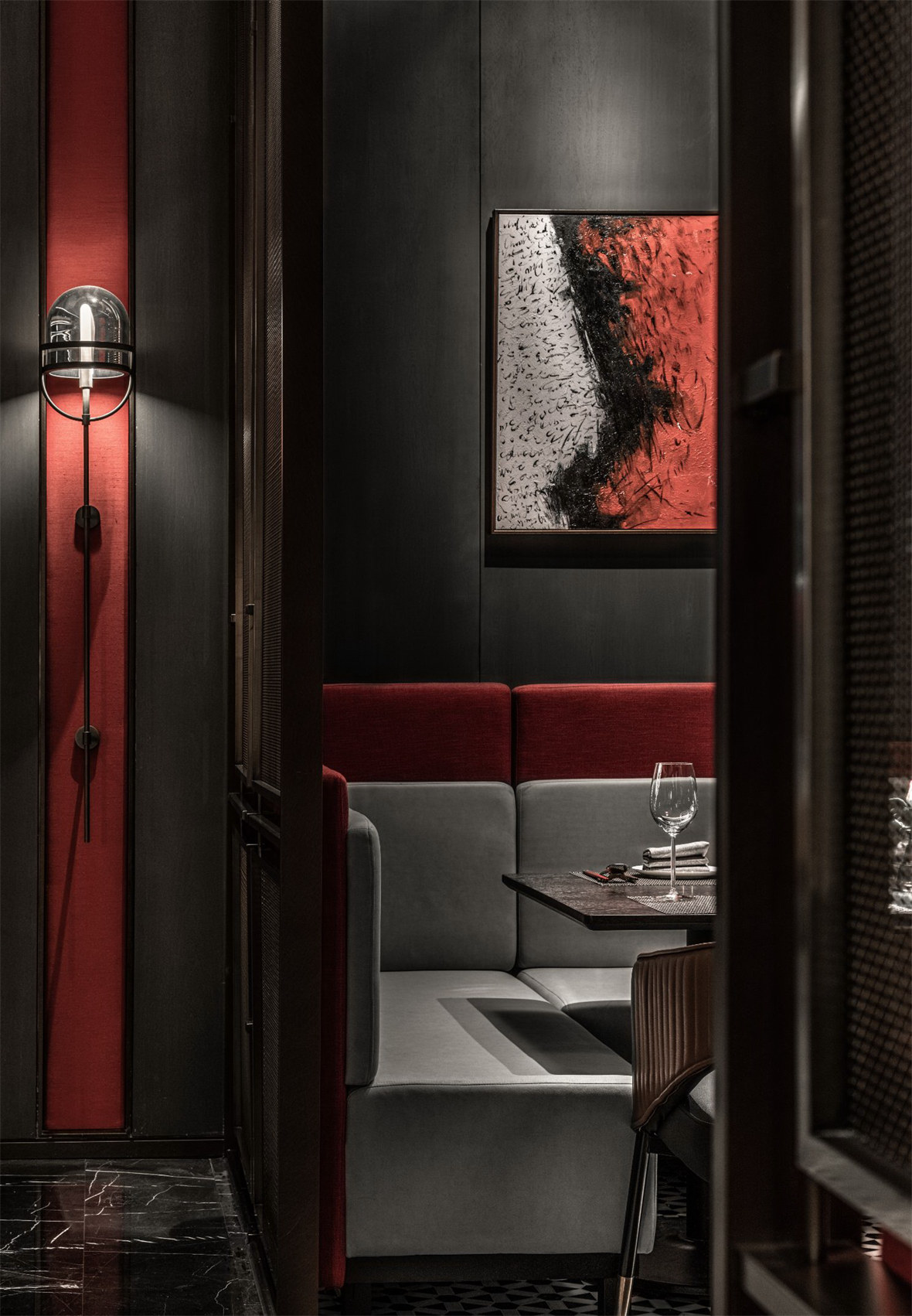 上海言江南新中式中餐廳裝修設(shè)計(jì)案例(圖4) 上海言江南新中式中餐廳裝修設(shè)計(jì)案例(圖4)