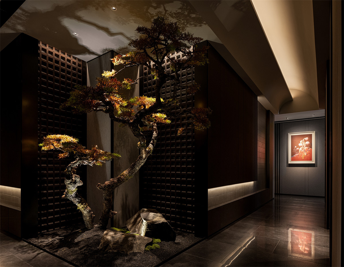 周舍海派美學(xué)中餐廳裝修設(shè)計方案(圖4) 周舍海派美學(xué)中餐廳裝修設(shè)計方案(圖4)