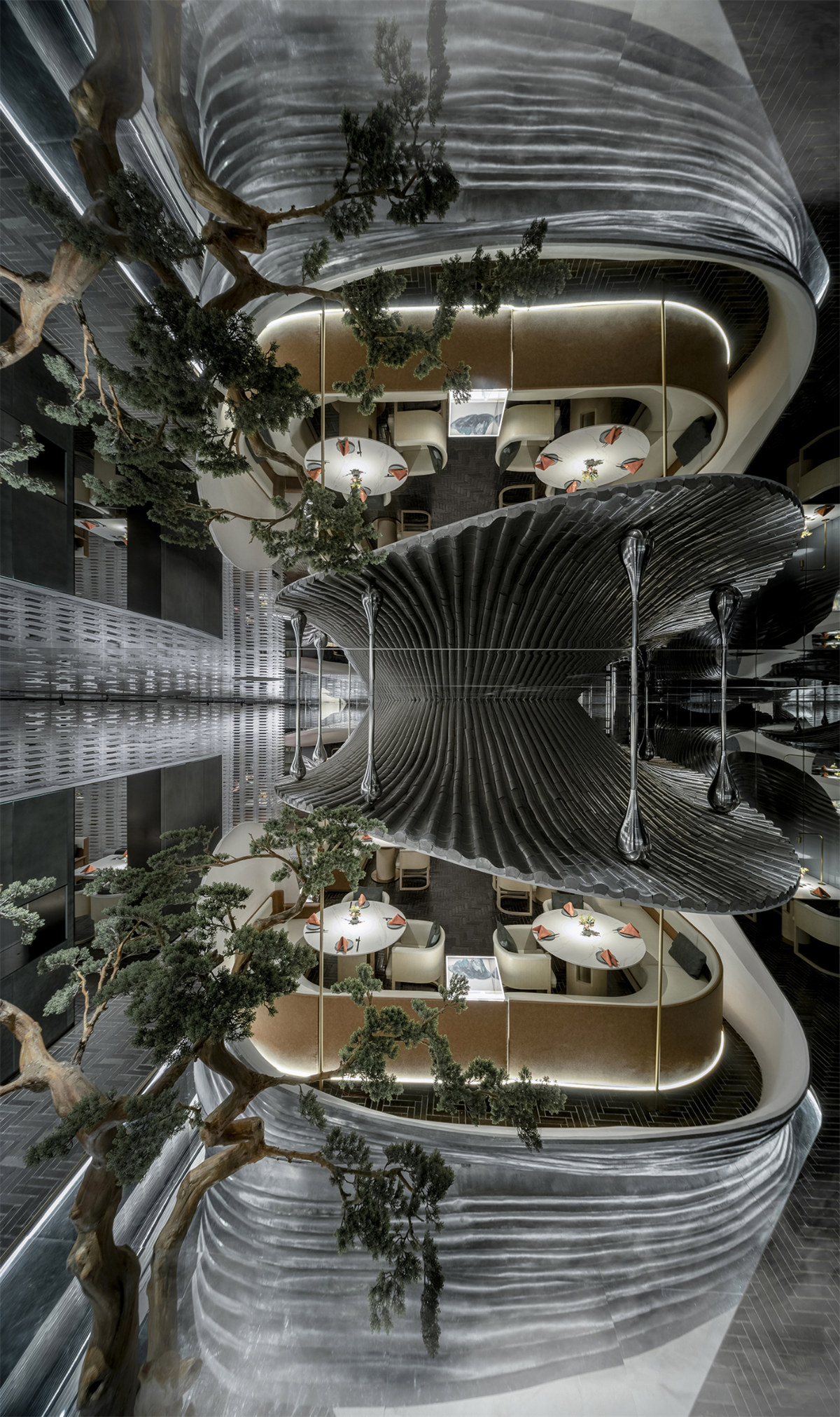 鄭州餐飲裝修公司推薦特色淮揚(yáng)菜餐廳設(shè)計(jì)(圖4) 鄭州餐飲裝修公司推薦特色淮揚(yáng)菜餐廳設(shè)計(jì)(圖4)