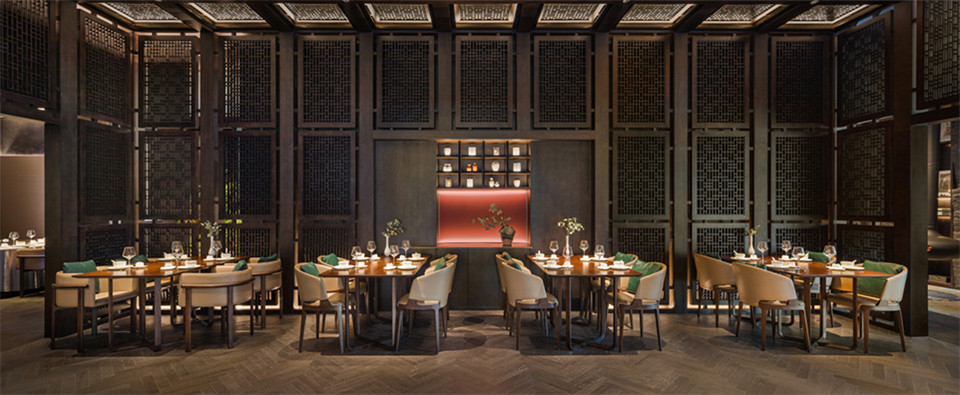 鄭州餐廳設(shè)計(jì)推薦山居榮府杭幫菜中餐廳設(shè)計(jì)(圖4) 鄭州餐廳設(shè)計(jì)推薦山居榮府杭幫菜中餐廳設(shè)計(jì)(圖4)