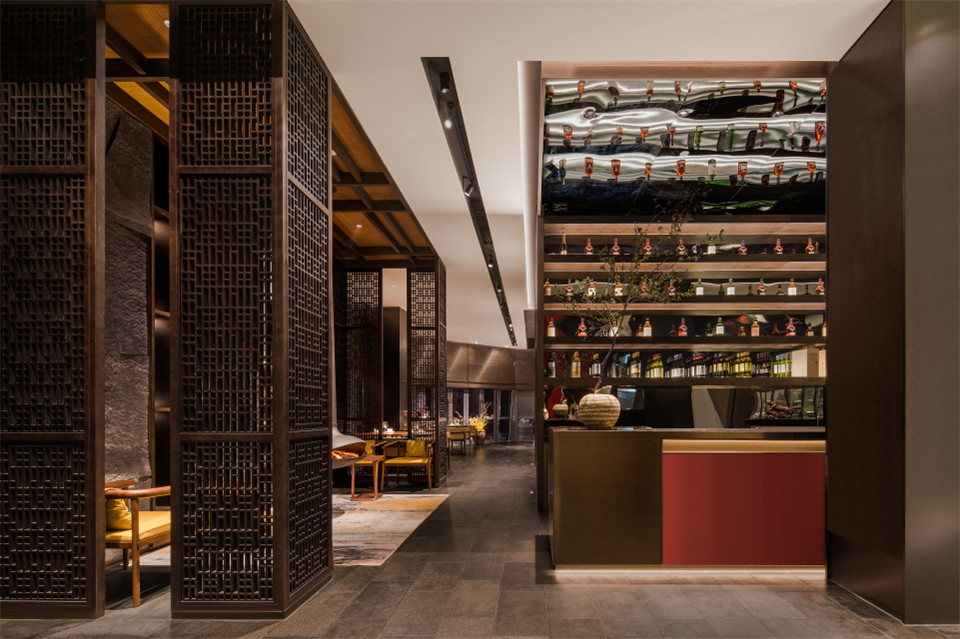 鄭州餐廳設(shè)計(jì)推薦山居榮府杭幫菜中餐廳設(shè)計(jì)(圖7) 鄭州餐廳設(shè)計(jì)推薦山居榮府杭幫菜中餐廳設(shè)計(jì)(圖7)