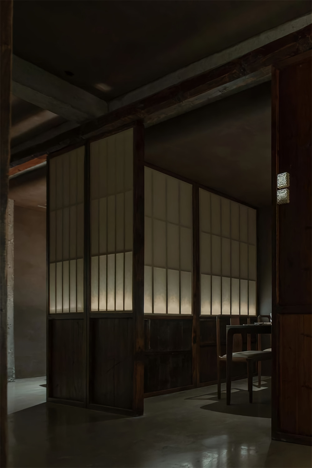 鄭州中餐廳裝修推薦江上隱東方美學中餐廳設計(圖4) 鄭州中餐廳裝修推薦江上隱東方美學中餐廳設計(圖4)