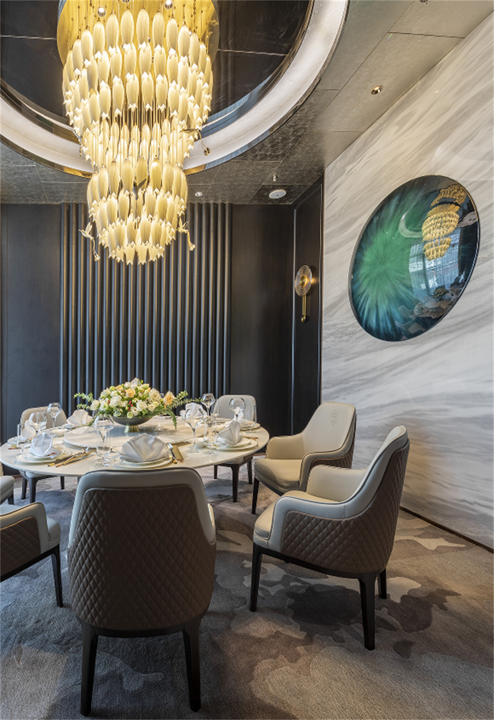 鄭州餐飲裝修公司推薦高端粵菜海鮮餐廳設(shè)計(jì)(圖9) 鄭州餐飲裝修公司推薦高端粵菜海鮮餐廳設(shè)計(jì)(圖9)