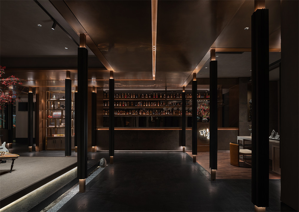 江南賦醉愛(ài)時(shí)尚粵菜餐廳裝修設(shè)計(jì)實(shí)景圖(圖2) 江南賦醉愛(ài)時(shí)尚粵菜餐廳裝修設(shè)計(jì)實(shí)景圖(圖2)