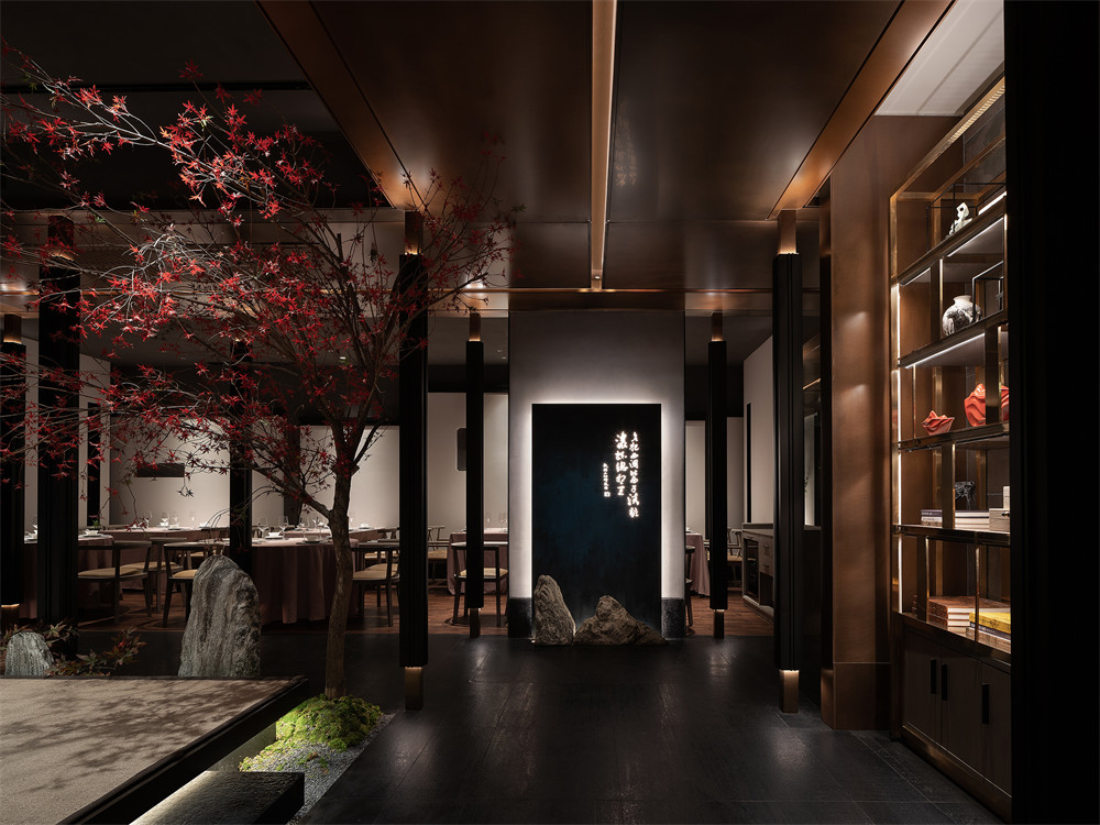 江南賦醉愛(ài)時(shí)尚粵菜餐廳裝修設(shè)計(jì)實(shí)景圖(圖4) 江南賦醉愛(ài)時(shí)尚粵菜餐廳裝修設(shè)計(jì)實(shí)景圖(圖4)