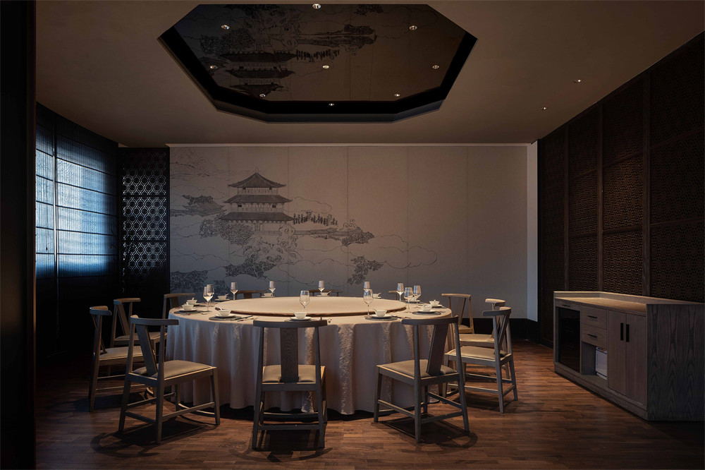 江南賦醉愛(ài)時(shí)尚粵菜餐廳裝修設(shè)計(jì)實(shí)景圖(圖9) 江南賦醉愛(ài)時(shí)尚粵菜餐廳裝修設(shè)計(jì)實(shí)景圖(圖9)