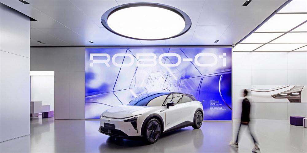 上海集度智能化數(shù)字科技展廳裝修設計方案(圖9) 上海集度智能化數(shù)字科技展廳裝修設計方案(圖9)