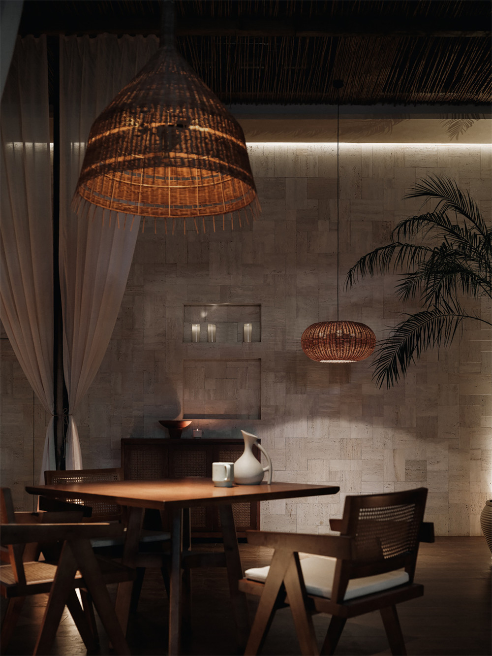 400㎡泰爽金泰式餐廳裝修設(shè)計案例(圖3) 400㎡泰爽金泰式餐廳裝修設(shè)計案例(圖3)