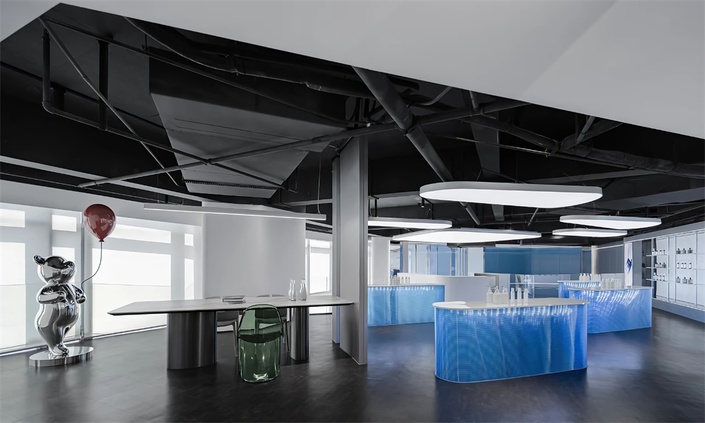 鄭州辦公室裝修推薦時(shí)尚網(wǎng)紅直播辦公設(shè)計(jì)案例(圖10) 鄭州辦公室裝修推薦時(shí)尚網(wǎng)紅直播辦公設(shè)計(jì)案例(圖10)