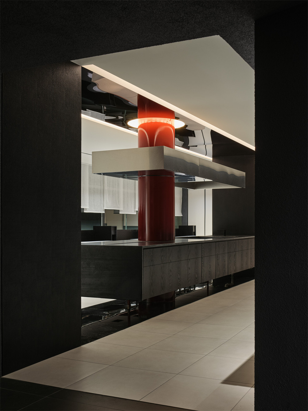 木炭與月亮 現(xiàn)代極簡風(fēng)韓式烤肉店裝修設(shè)計方案(圖3) 木炭與月亮 現(xiàn)代極簡風(fēng)韓式烤肉店裝修設(shè)計方案(圖3)