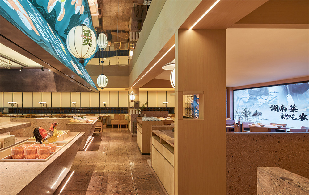 農(nóng)耕記土潮風(fēng)特色湖南菜餐廳裝修設(shè)計(jì)方案(圖3) 農(nóng)耕記土潮風(fēng)特色湖南菜餐廳裝修設(shè)計(jì)方案(圖3)