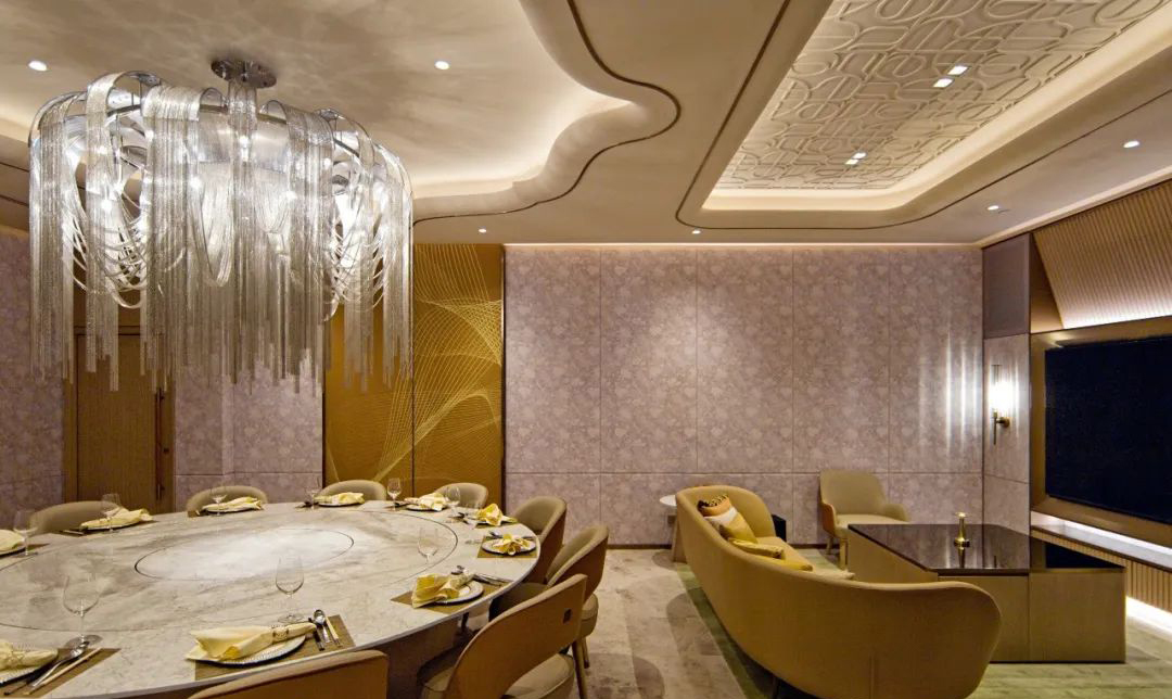 福臨門(mén)輕奢風(fēng)粵菜中餐廳裝修設(shè)計(jì)方案(圖9) 福臨門(mén)輕奢風(fēng)粵菜中餐廳裝修設(shè)計(jì)方案(圖9)