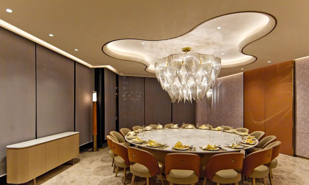 福臨門(mén)輕奢風(fēng)粵菜中餐廳裝修設(shè)計(jì)方案(圖7) 福臨門(mén)輕奢風(fēng)粵菜中餐廳裝修設(shè)計(jì)方案(圖7)