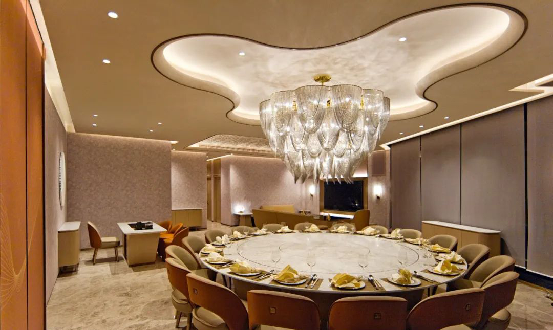 福臨門(mén)輕奢風(fēng)粵菜中餐廳裝修設(shè)計(jì)方案(圖6) 福臨門(mén)輕奢風(fēng)粵菜中餐廳裝修設(shè)計(jì)方案(圖6)