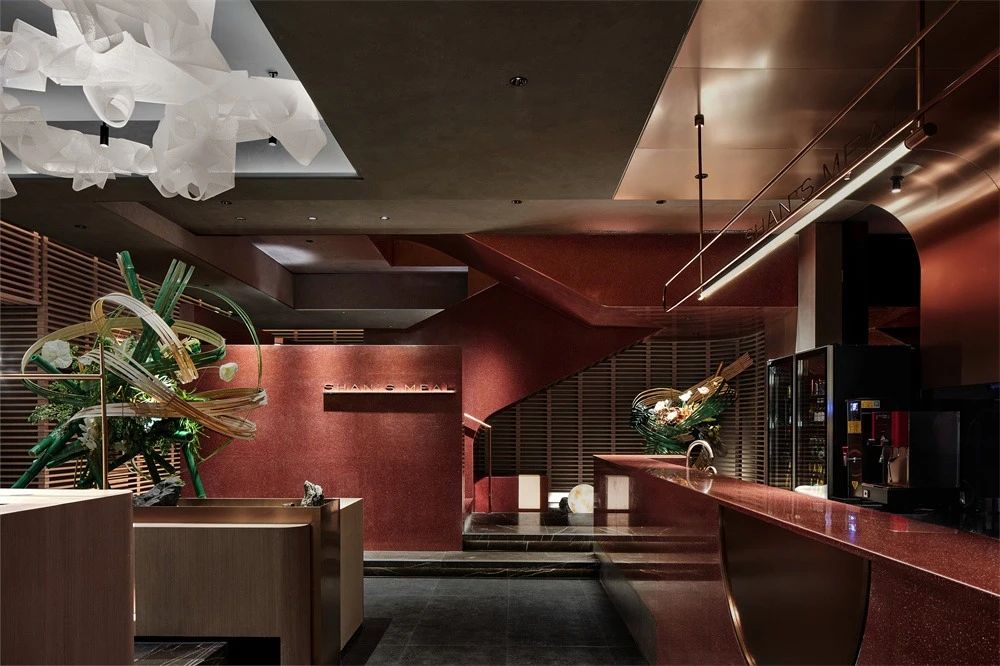 鄭州金博大推薦現(xiàn)代東方美學(xué)中餐廳裝修設(shè)計案例(圖2) 鄭州金博大推薦現(xiàn)代東方美學(xué)中餐廳裝修設(shè)計案例(圖2)