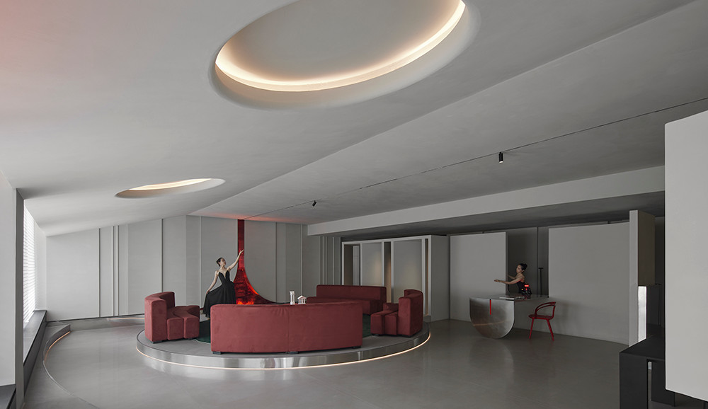 集沙龍、展覽于一體的老板電器辦公室裝修設(shè)計(圖2)