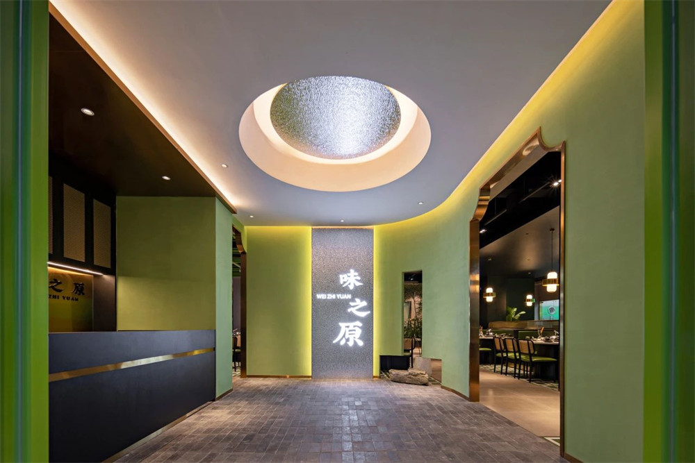 綠之境 · 味之原順德蒸菜特色餐廳裝修設(shè)計案例(圖2) 綠之境 · 味之原順德蒸菜特色餐廳裝修設(shè)計案例(圖2)