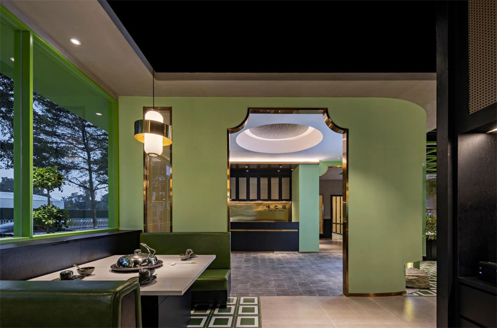 綠之境 · 味之原順德蒸菜特色餐廳裝修設(shè)計案例(圖3) 綠之境 · 味之原順德蒸菜特色餐廳裝修設(shè)計案例(圖3)