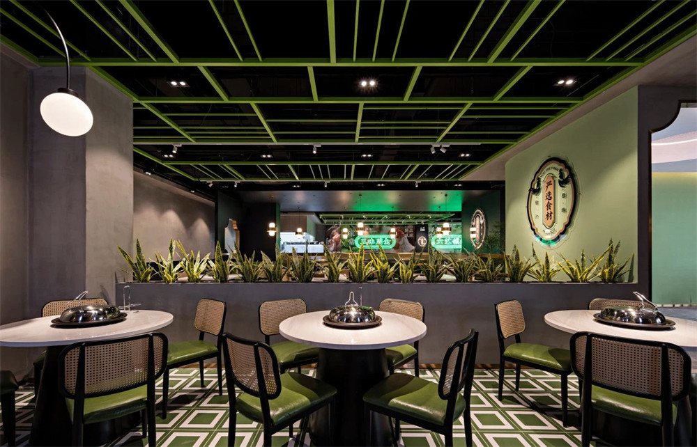 綠之境 · 味之原順德蒸菜特色餐廳裝修設(shè)計案例(圖6) 綠之境 · 味之原順德蒸菜特色餐廳裝修設(shè)計案例(圖6)