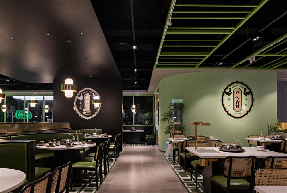 綠之境 · 味之原順德蒸菜特色餐廳裝修設(shè)計案例(圖10) 綠之境 · 味之原順德蒸菜特色餐廳裝修設(shè)計案例(圖10)