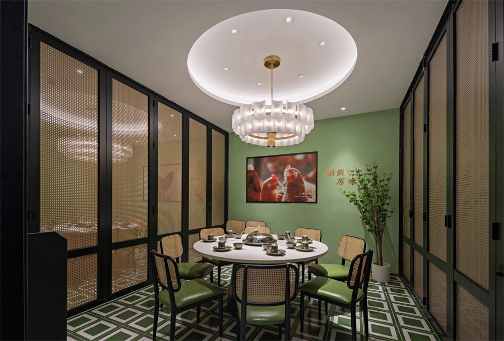 綠之境 · 味之原順德蒸菜特色餐廳裝修設(shè)計案例(圖12) 綠之境 · 味之原順德蒸菜特色餐廳裝修設(shè)計案例(圖12)