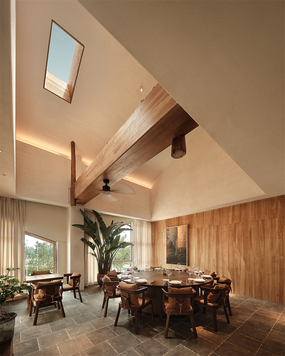 鄭州金博大分享花跡·山野地道農(nóng)家菜餐廳裝修設(shè)計(jì)(圖8) 鄭州金博大分享花跡·山野地道農(nóng)家菜餐廳裝修設(shè)計(jì)(圖8)