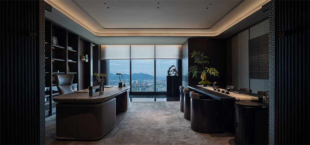 高端企業(yè)總部總裁辦公室&會所裝修設(shè)計(jì)方案(圖7) 高端企業(yè)總部總裁辦公室&會所裝修設(shè)計(jì)方案(圖7)