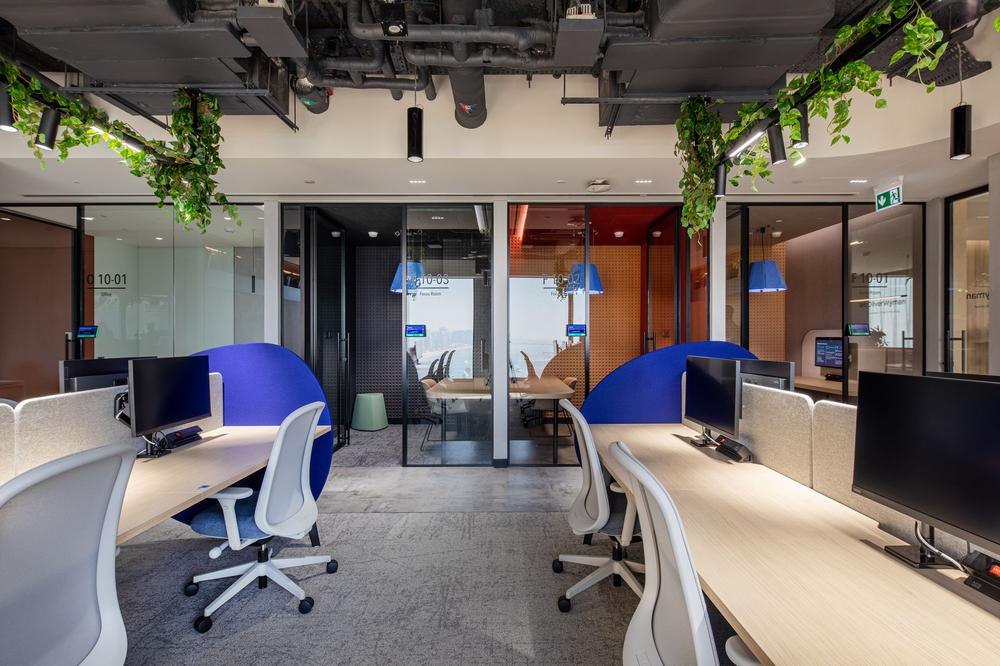 鄭州金博大分享活力多彩的咨詢公司辦公室裝修案例(圖7) 鄭州金博大分享活力多彩的咨詢公司辦公室裝修案例(圖7)