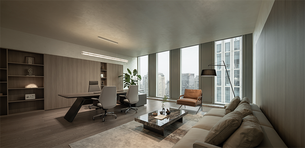 極簡純粹的濱綠大廈辦公室裝修設(shè)計方案(圖6) 極簡純粹的濱綠大廈辦公室裝修設(shè)計方案(圖6)