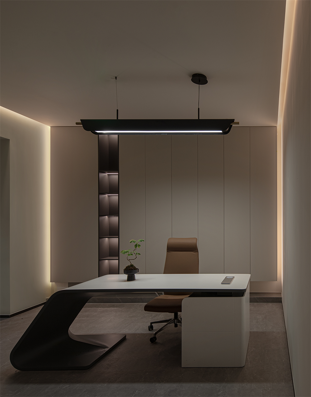 極簡純粹的濱綠大廈辦公室裝修設(shè)計方案(圖9) 極簡純粹的濱綠大廈辦公室裝修設(shè)計方案(圖9)