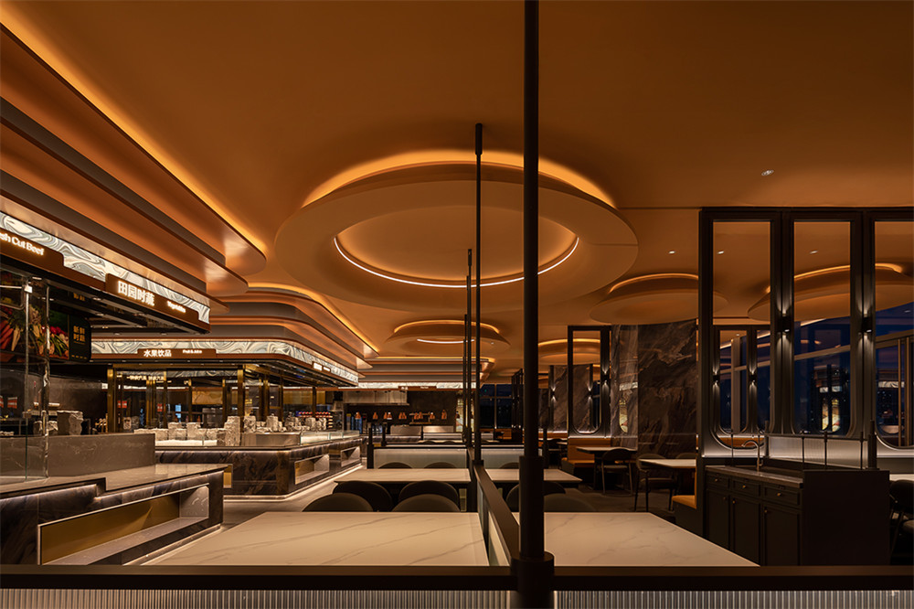 鄭州金博大推薦錢鼎會(huì)海鮮自助餐廳裝修設(shè)計(jì)方案(圖6) 鄭州金博大推薦錢鼎會(huì)海鮮自助餐廳裝修設(shè)計(jì)方案(圖6)