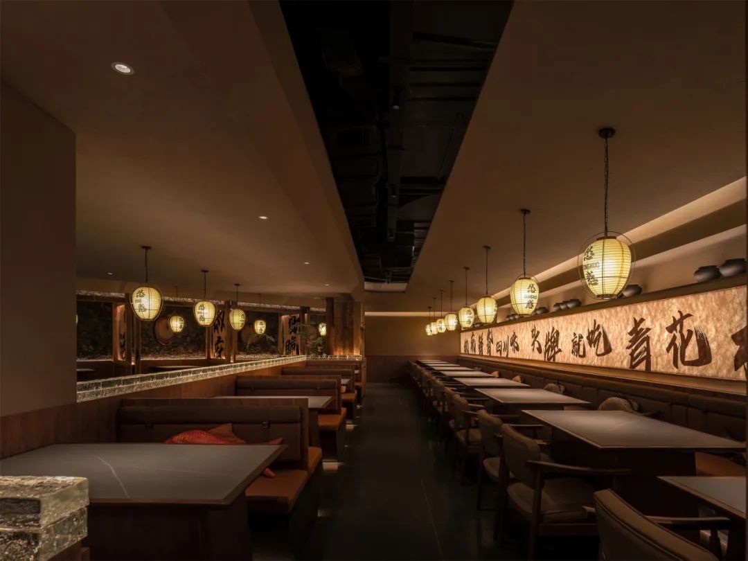 一品魚(yú)悅燒烤·川菜融合餐廳酒吧裝修設(shè)計(jì)方案(圖8) 一品魚(yú)悅燒烤·川菜融合餐廳酒吧裝修設(shè)計(jì)方案(圖8)