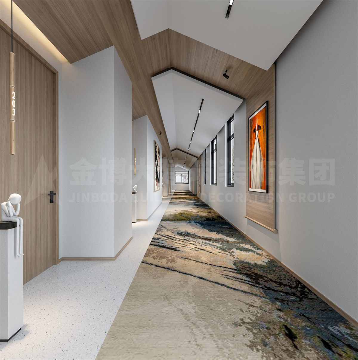 安徽書畫小鎮(zhèn)民宿裝修設計