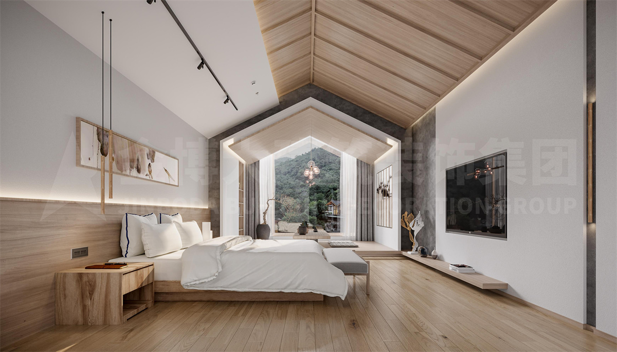 安徽書畫小鎮(zhèn)民宿裝修設計