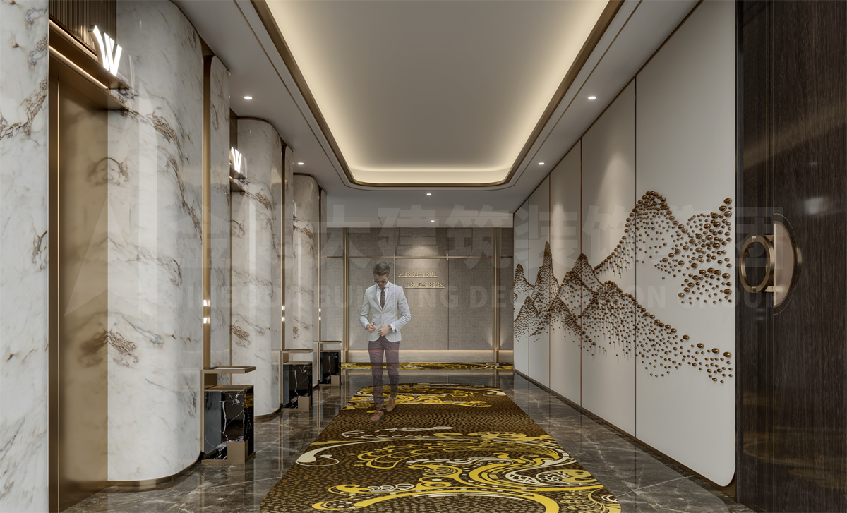 廣東清遠慶精品酒店裝修設計案例效果圖