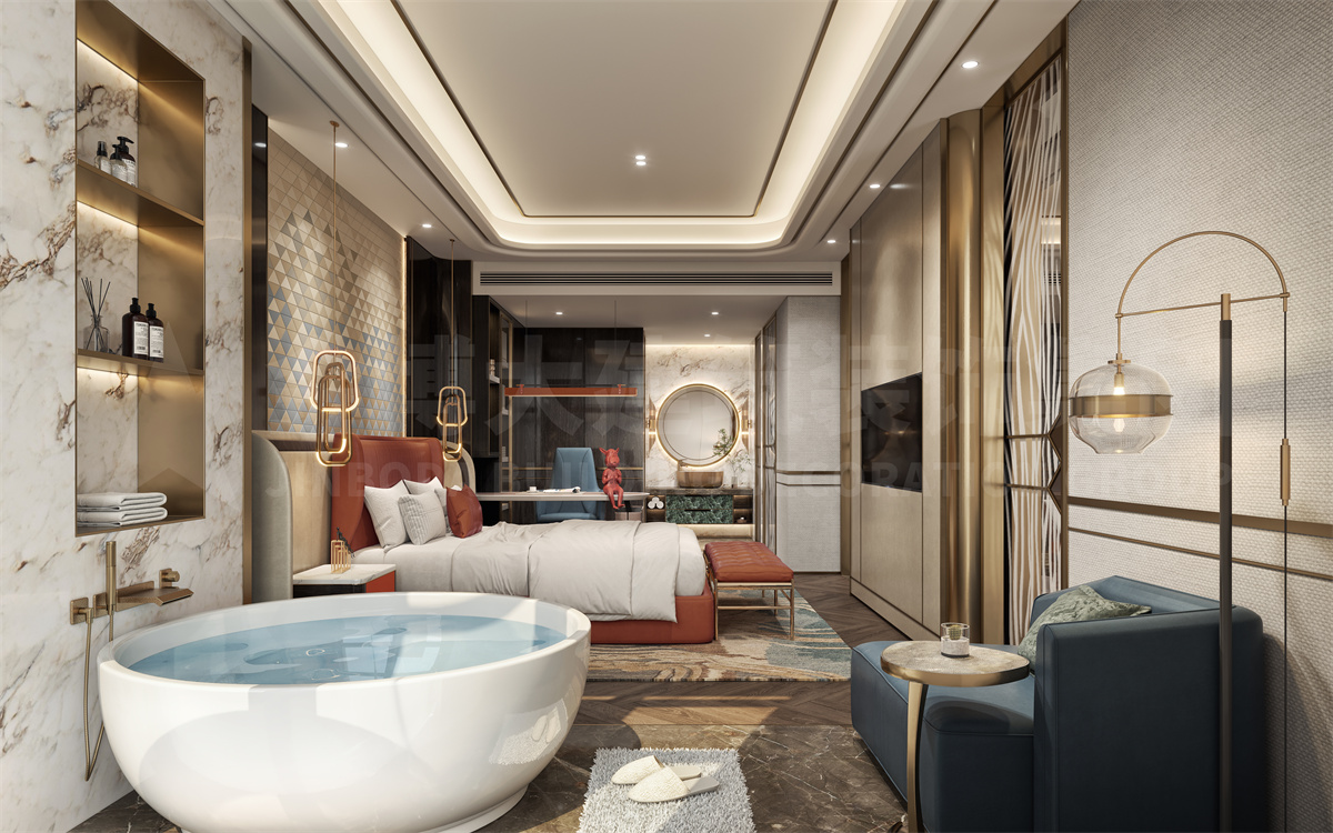 廣東清遠慶精品酒店裝修設計案例效果圖