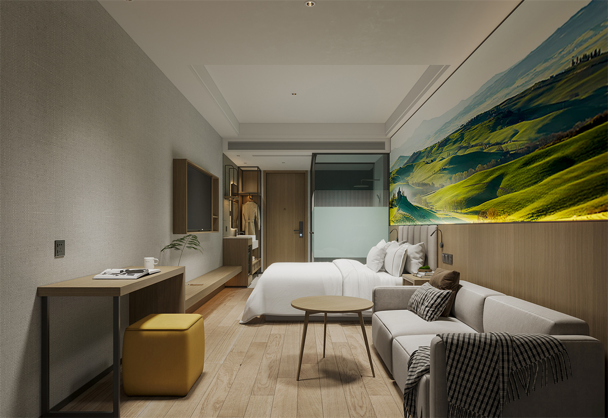 長沙秋果精品商務(wù)酒店裝修設(shè)計案例效果圖