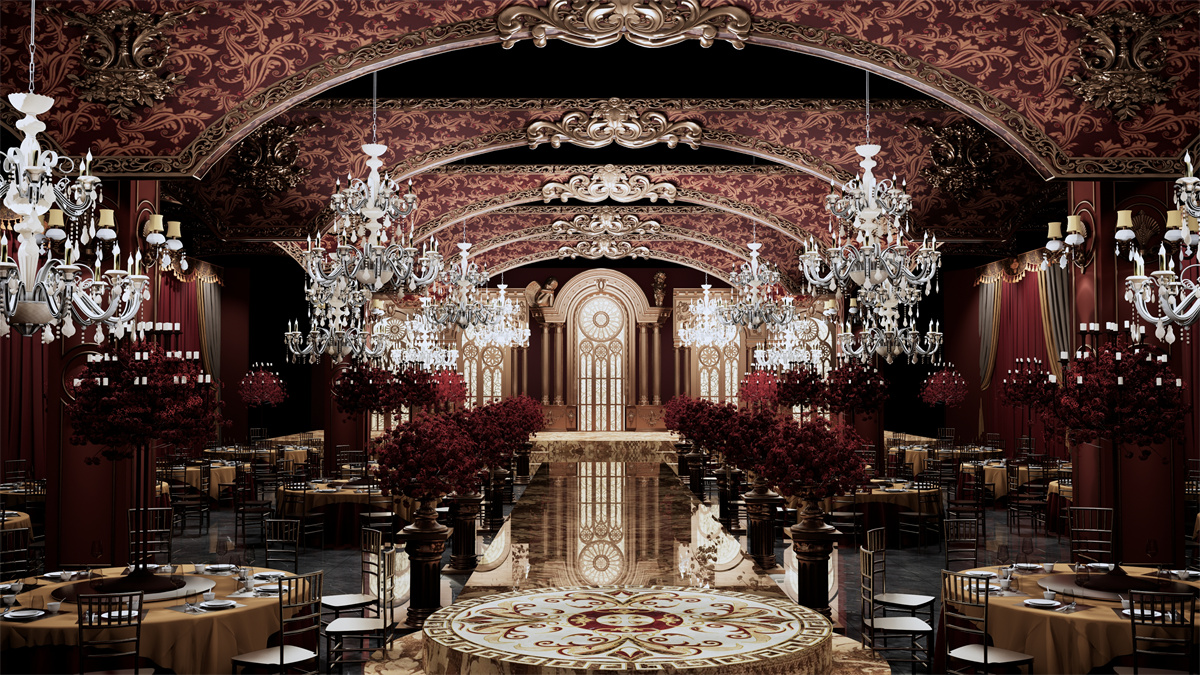 濮陽婚禮堂設(shè)計(jì)-鉑曼婚宴酒店裝修設(shè)計(jì)