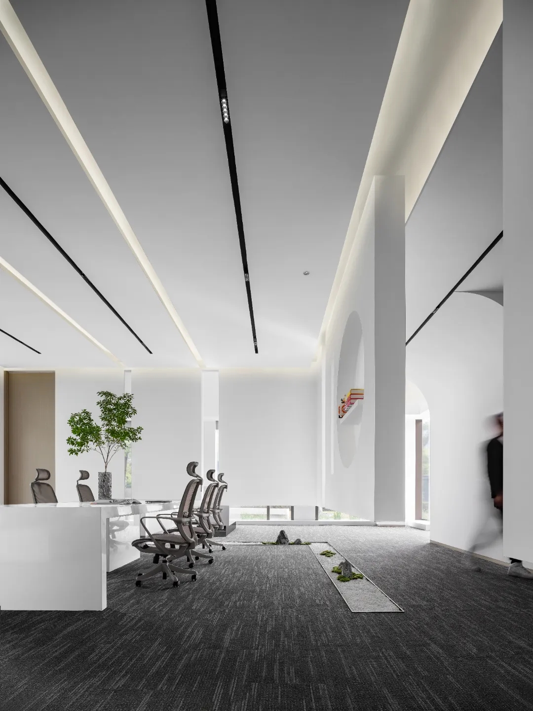 極簡藝術(shù) 燒糖文化科技公司辦公樓裝修設(shè)計案例(圖5) 極簡藝術(shù) 燒糖文化科技公司辦公樓裝修設(shè)計案例(圖5)