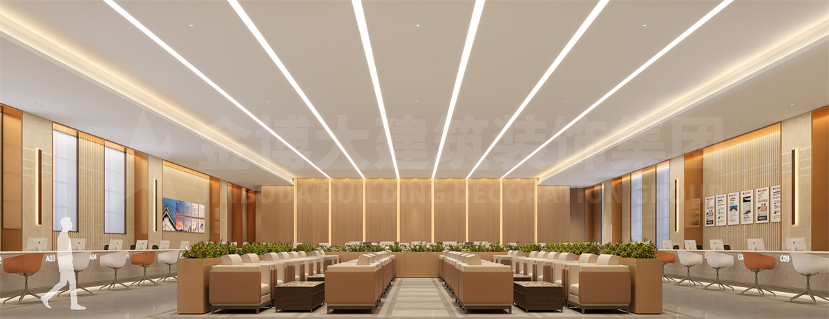 新鄉(xiāng)衛(wèi)華集團辦公樓裝修設計