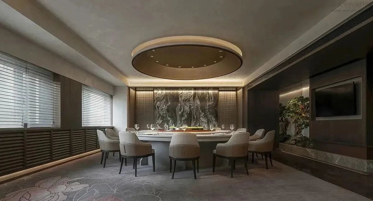 鄭州金博大推薦芙蓉灣東方美學餐廳裝修設計案例(圖15)