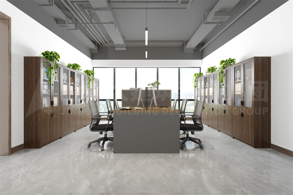 鄭州中能律師事務所裝修設計案例效果圖