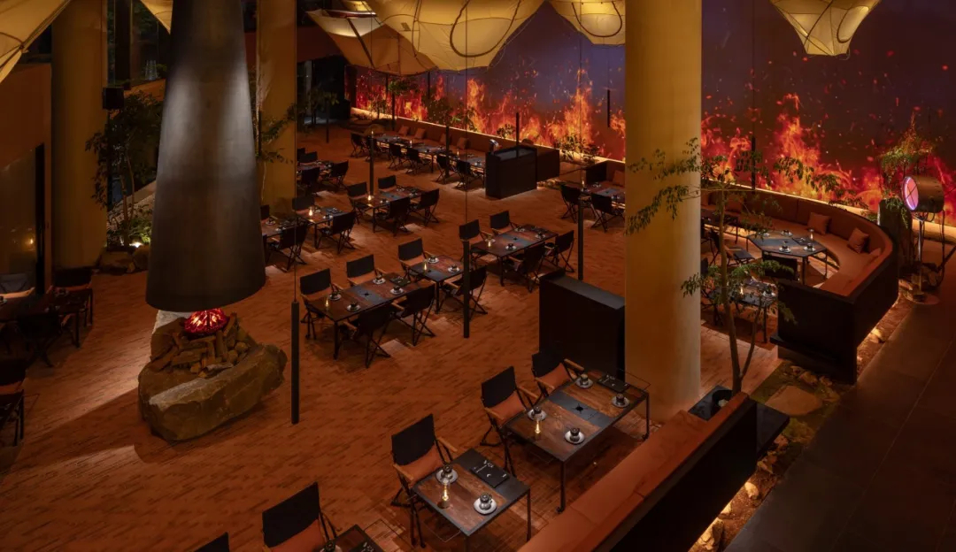 鄭州金博大推薦篝火旁·露營風(fēng)燒烤店裝修設(shè)計方案(圖6)