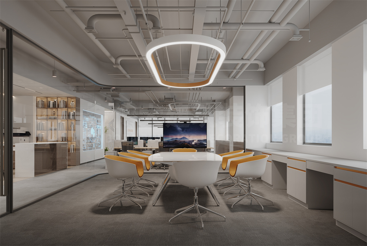 鄭州華菱超硬材料辦公室裝修設(shè)計