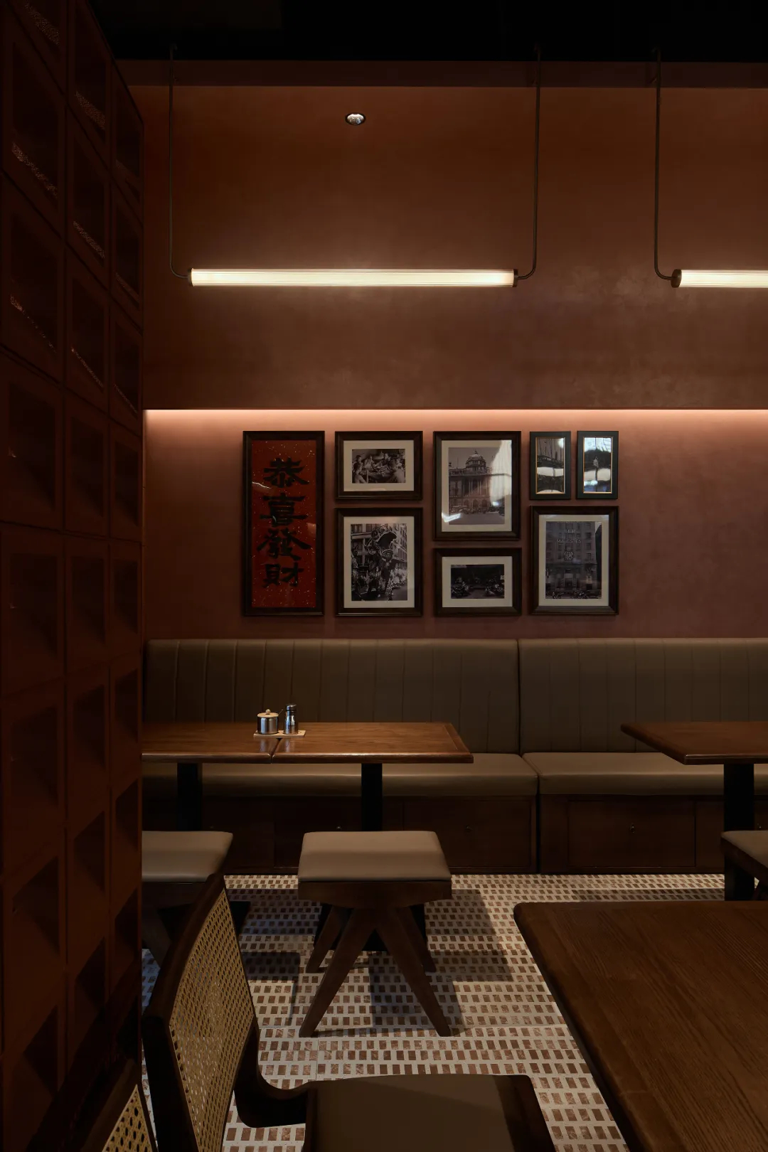 現(xiàn)代多元東方美學(xué)  鄭州錦麥?！っ骛^裝修設(shè)計(jì)方案(圖8)