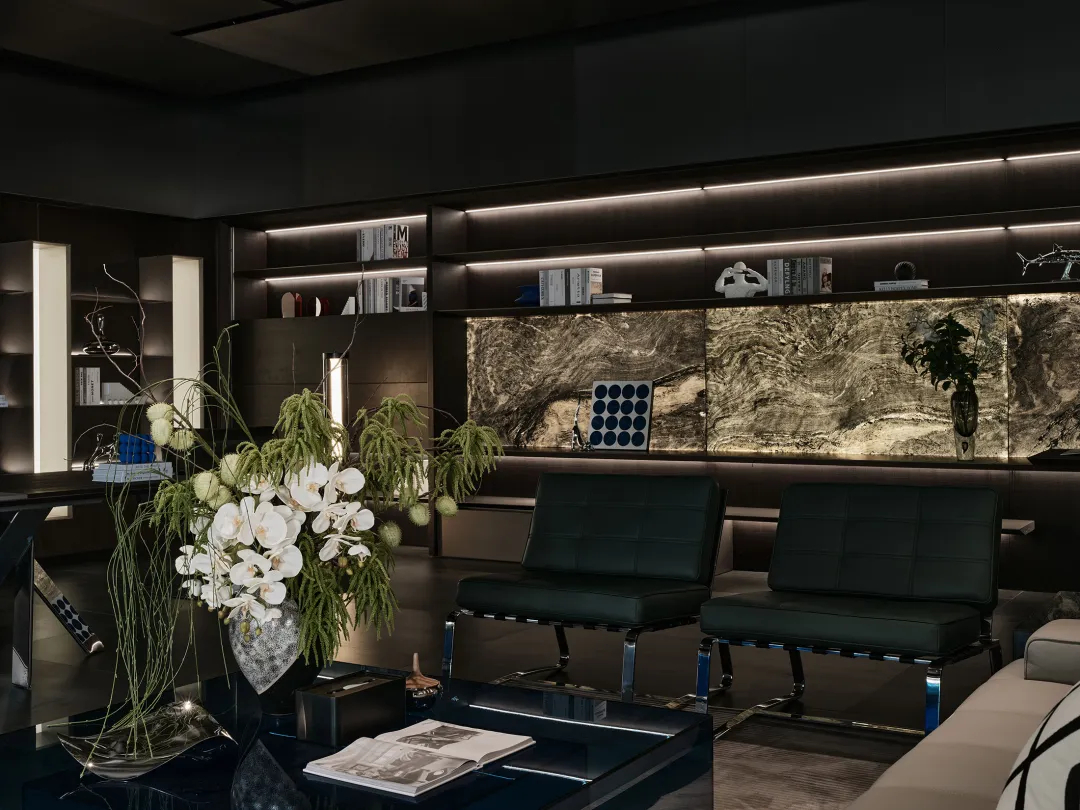 500平辦公家具企業(yè)展廳兼企業(yè)接待會(huì)所裝修設(shè)計(jì)(圖4) 500平辦公家具企業(yè)展廳兼企業(yè)接待會(huì)所裝修設(shè)計(jì)(圖4)