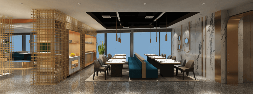 鄭州中餐廳設(shè)計案例