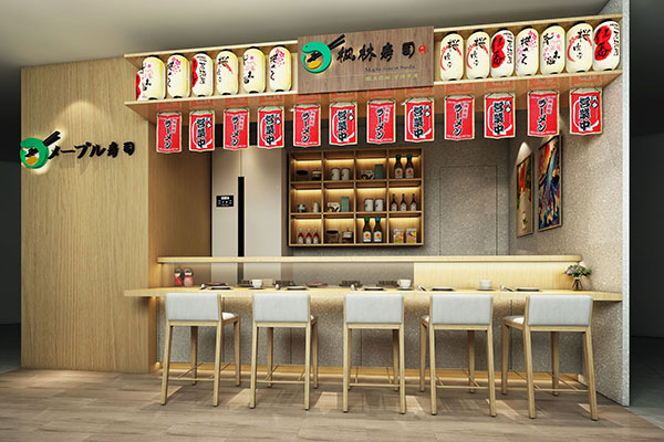 鄭州楓林壽司店裝修設(shè)計