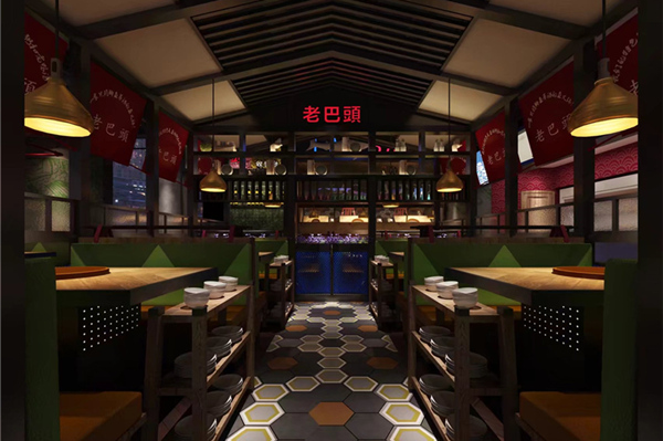 老巴頭粥底魚火鍋裝修設計